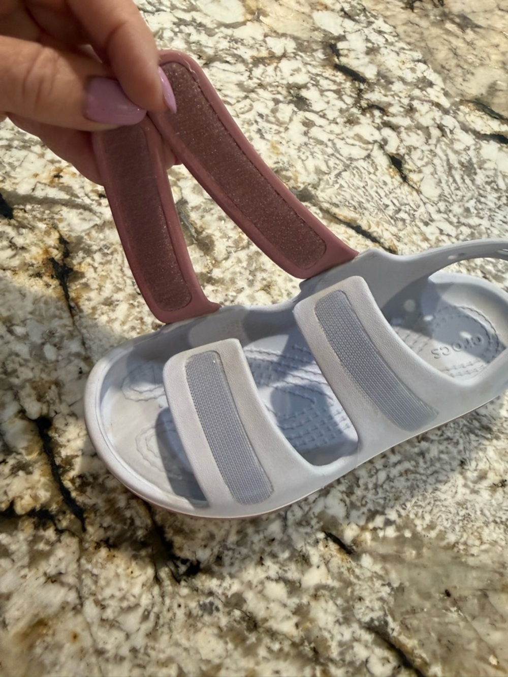 CROCS Crocband Cruiser Sandal in size C13 Excellent Condition - Picture 6 of 7